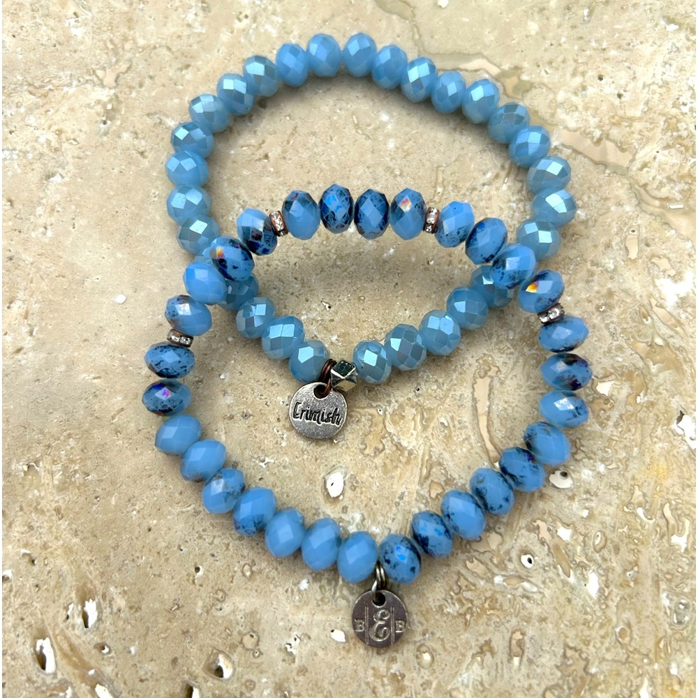 Erimish Bracelet Set: 2 Blue